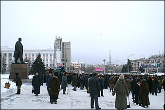 24 января 2007 г., Барнаул   Митинг протеста в Барнауле