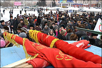24 января 2007 г., Барнаул   Митинг протеста в Барнауле