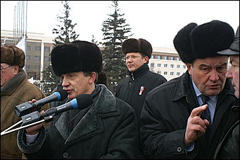 24 января 2007 г., Барнаул   Митинг протеста в Барнауле