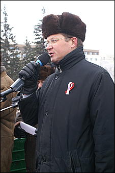 24 января 2007 г., Барнаул   Митинг протеста в Барнауле