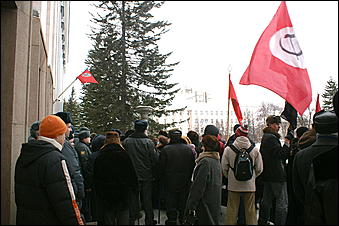 24 января 2007 г., Барнаул   Митинг протеста в Барнауле