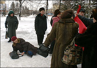 24 января 2007 г., Барнаул   Митинг протеста в Барнауле