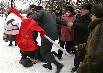 24 января 2007 г., Барнаул   Митинг протеста в Барнауле