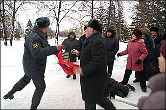 24 января 2007 г., Барнаул   Митинг протеста в Барнауле