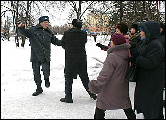 24 января 2007 г., Барнаул   Митинг протеста в Барнауле