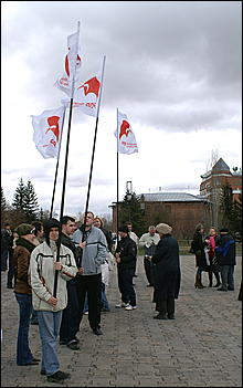 18 апреля 2007 г., Барнаул   В Барнауле состоялся очередной митинг протеста