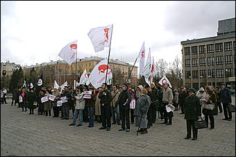 18 апреля 2007 г., Барнаул   В Барнауле состоялся очередной митинг протеста