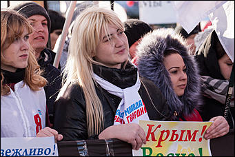 19 март 2016 г., Барнаул © Амител Вячеслав Мельников   Митинг посвященный двухлетию присоединения Крыма к России 