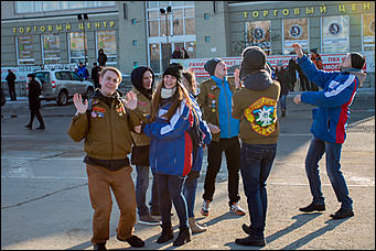 19 март 2016 г., Барнаул © Амител Вячеслав Мельников   Митинг посвященный двухлетию присоединения Крыма к России 
