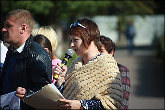 5 сентября 2017 г, Барнаул. Екатерина Смолихина   В Барнауле прошел митинг против "судилища" по громкому уголовному делу