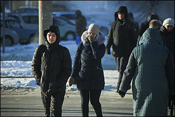 5 декабря 2018 г., Барнаул. Екатерина Смолихина   Тепло ли тебе, девица: Барнаул в условиях экстремальных холодов