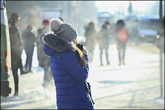 5 декабря 2018 г., Барнаул. Екатерина Смолихина   Тепло ли тебе, девица: Барнаул в условиях экстремальных холодов
