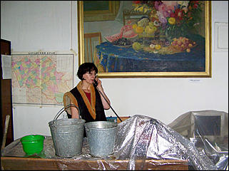 20 октября 2006 г., Барнаул   Государственный художественный музей Алтайского края затопило(фото ИА "Амител" и сотрудников музея)