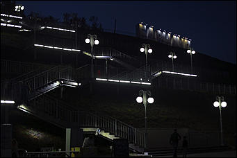 4 октября 2018 г., Барнаул. Екатерина Смолихина   Набережная Барнаула в свете вечерних огней