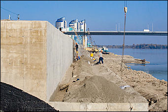 28 сентябрь 2016 г., Барнаул © Амител Вячеслав Мельников   Как строится долгожданная набережная в Барнауле. Фоторепортаж