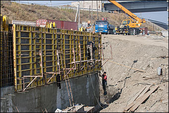 28 сентябрь 2016 г., Барнаул © Амител Вячеслав Мельников   Как строится долгожданная набережная в Барнауле. Фоторепортаж