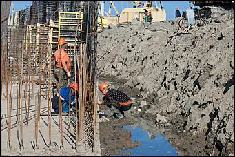 28 сентябрь 2016 г., Барнаул © Амител Вячеслав Мельников   Как строится долгожданная набережная в Барнауле. Фоторепортаж