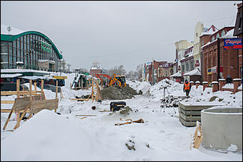 23 январь 2017 г., Барнаул © Амител Вячеслав Мельников   Будни барнаульского Арбата: чем живет будущая пешеходная улица