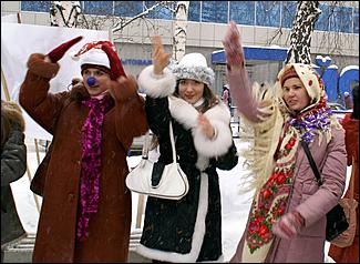 25 декабря 2005 г., Барнаул   Праздничное шествие "Новогодний восторг" 