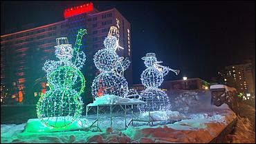 30 декабря 2021 г., Барнаул. Екатерина Смолихина   Новогодний Барнаул - 2022