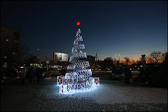 25 декабря 2017 г, Барнаул. Екатерина Смолихина   Сияющая столица: как украсили Барнаул к Новому году