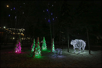 25 декабря 2017 г, Барнаул. Екатерина Смолихина   Сияющая столица: как украсили Барнаул к Новому году