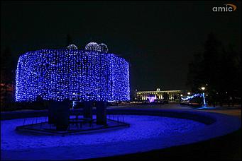 25 декабря 2017 г, Барнаул. Екатерина Смолихина   Сияющая столица: как украсили Барнаул к Новому году