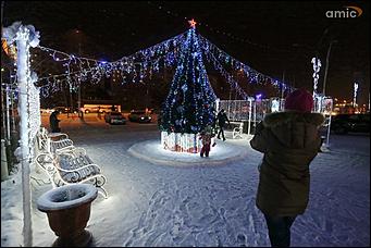 25 декабря 2017 г, Барнаул. Екатерина Смолихина   Сияющая столица: как украсили Барнаул к Новому году