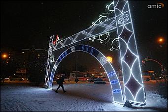 25 декабря 2017 г, Барнаул. Екатерина Смолихина   Сияющая столица: как украсили Барнаул к Новому году