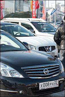 23 февраля 2011 г., Барнаул   Презентация обновленного NISSAN X-trail от официального дилера Nissan в Алтайском крае Автоцентра АНТ.