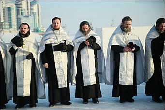 19 январь 2017 г., Барнаул Фото: Екатерина Смолихина   Сотни верующих пришли на Крещение в Барнауле
