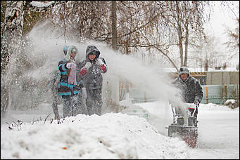 28 ноябрь 2016 г., Барнаул © Амител Вячеслав Мельников   "А зима будет большая". Каким выдался ноябрь в этом году. Фоторепортаж 