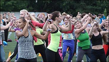 10 август 2015 г., Барнаул   Массовая городская тренировка в Барнауле 