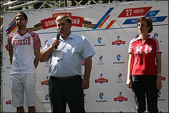 27 июня 2015, г.Барнаул   Забег «Олимпийская пятерка» поддержали  известные олимпийские чемпионы