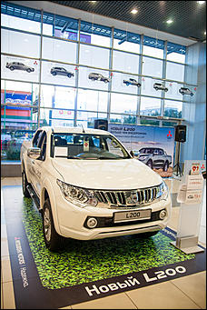 11 сентябрь 2015 г., Барнаул   Автоцентр АНТ провел презентацию нового поколения Mitsubishi L200