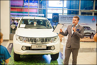 11 сентябрь 2015 г., Барнаул   Автоцентр АНТ провел презентацию нового поколения Mitsubishi L200