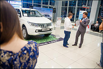 11 сентябрь 2015 г., Барнаул   Автоцентр АНТ провел презентацию нового поколения Mitsubishi L200