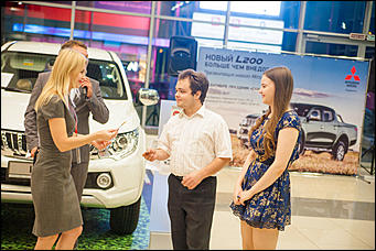 11 сентябрь 2015 г., Барнаул   Автоцентр АНТ провел презентацию нового поколения Mitsubishi L200
