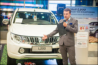 11 сентябрь 2015 г., Барнаул   Автоцентр АНТ провел презентацию нового поколения Mitsubishi L200