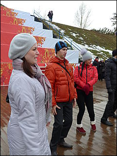    Репетиция проведения эстафеты олимпийского огня в Барнауле