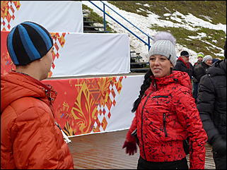    Репетиция проведения эстафеты олимпийского огня в Барнауле