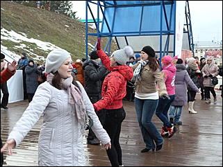    Репетиция проведения эстафеты олимпийского огня в Барнауле