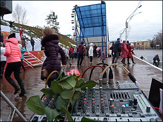    Репетиция проведения эстафеты олимпийского огня в Барнауле
