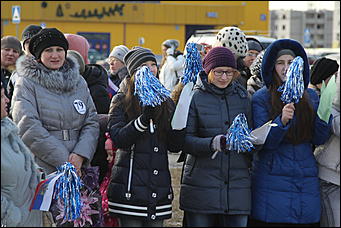    Олимпийский огонь в Барнауле 