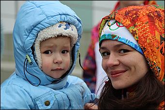    Олимпийский огонь в Барнауле 