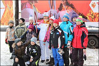    Олимпийский огонь в Барнауле 