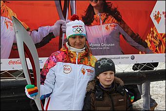    Олимпийский огонь в Барнауле 