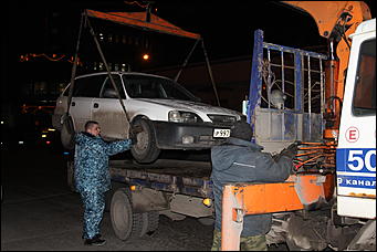    Олимпийский огонь в Барнауле 