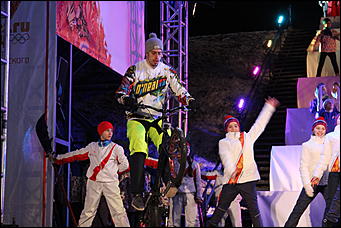    Олимпийский огонь в Барнауле 