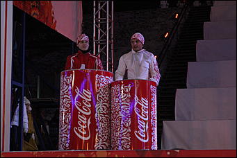    Олимпийский огонь в Барнауле 